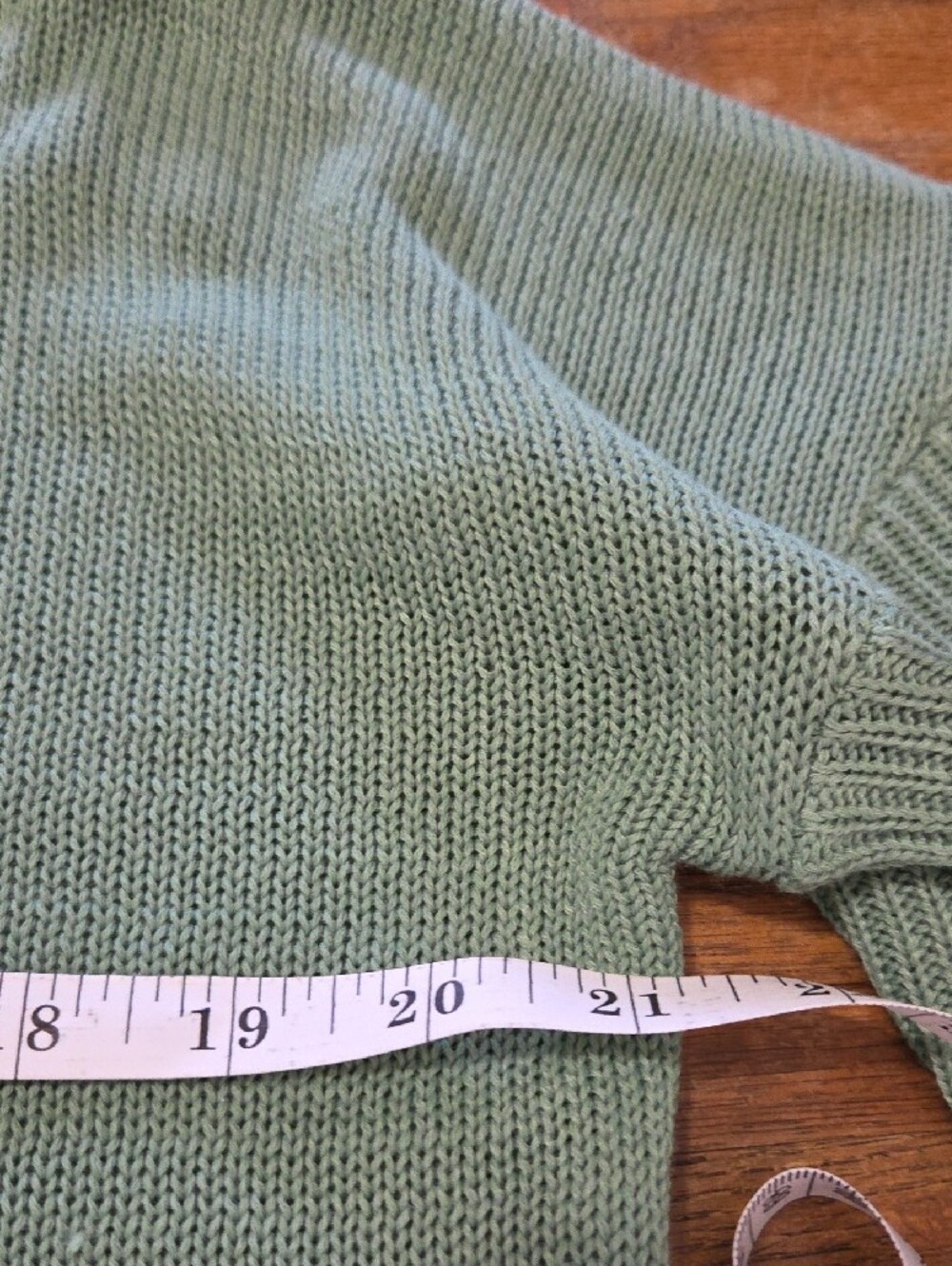 Sage V-Neck 3/4 Sleeve Sweater - Picture 2 of 5